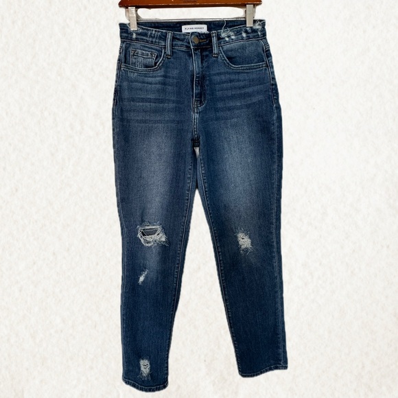 Flying Monkey Distressed Skinny Jeans Size 27 | 2010s High Rise Stretch Denim - Picture 3 of 3
